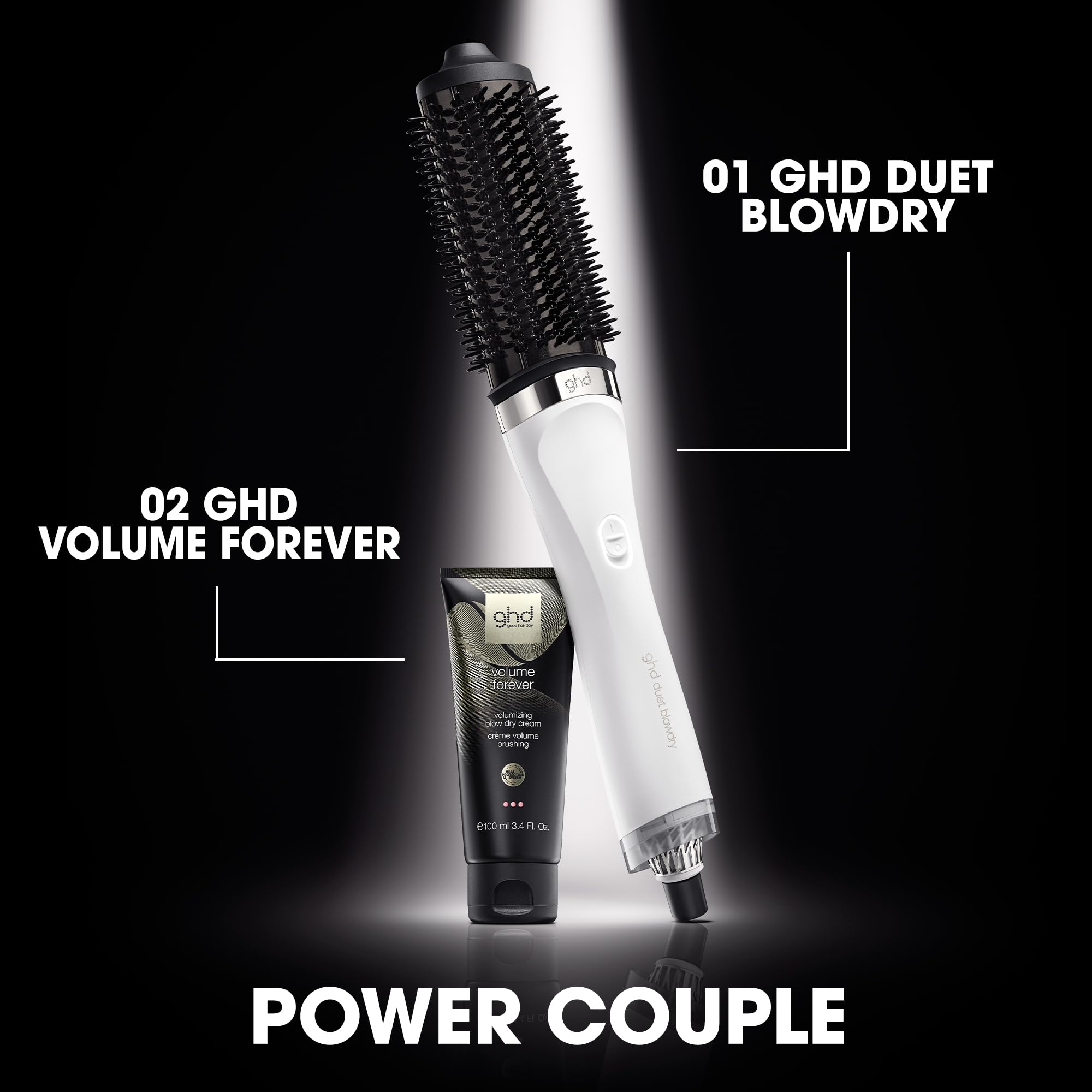 Foto 5 pulgar | Cepillo Para Secador De Pelo Ghd Duet Blowdry, Húmedo A Secado Con Secador De Pelo, Blanco - Venta Internacional.