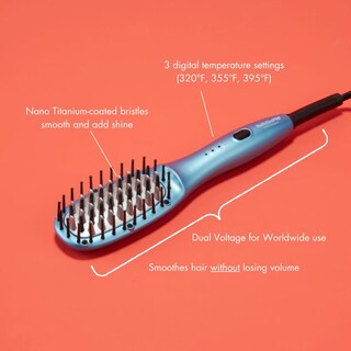 Foto 5 | Cepillo Térmico Babylisspro Nano Titanium Compact Blue - Venta Internacional.