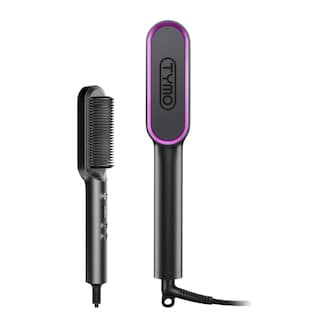 Foto 1 | Cepillo Peine Alaciador Eléctrico Tymo Ring Plancha Cabello Negro Y Púrpura