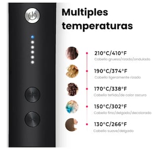Foto 4 | Cepillo Peine Alaciador Eléctrico Tymo Ring Plancha Cabello Negro Y Púrpura
