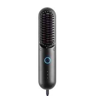 Foto 1 | Cepillo Peine Alaciador Eléctrico Inalambrico Para Cabello Tymo Portapro Eco Negro