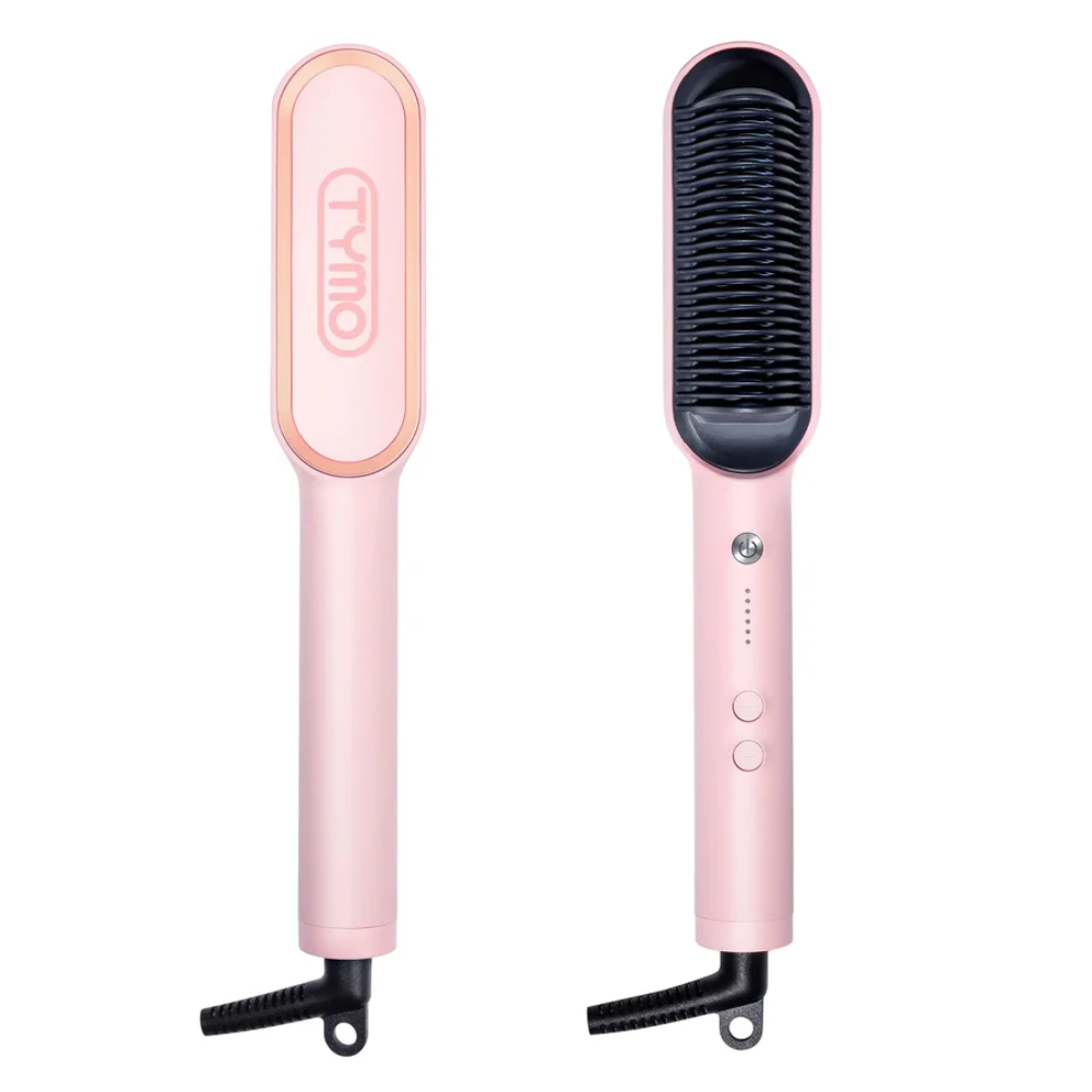 Foto 2 pulgar | Cepillo Peine Alaciador Alisador Eléctrico Para Cabello Tymo Ring Rosa Plancha Para Cabello
