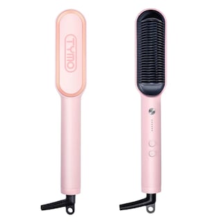Foto 1 | Cepillo Peine Alaciador Alisador Eléctrico Para Cabello Tymo Ring Rosa Plancha Para Cabello