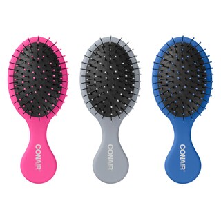 Foto 1 | Set De Cepillos Conair Detangling Mini, Paquete De 3 Unidades, Para Cabello Húmedo O Seco - Venta Internacional.