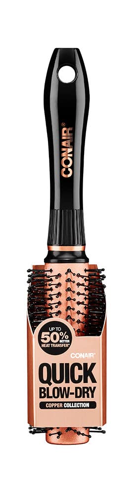 Accesorios Para El Cuidado Del Cabello Cepillo Redondo Pequeño De Nailon Conair Copper - Venta Internacional.