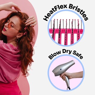Foto 3 | Cepillo De Pelo Wet Brush Speed Dry Detangler Pink - Venta Internacional.
