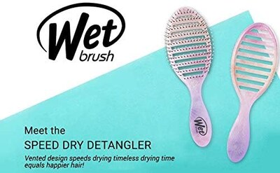 Foto 7 | Cepillo De Pelo Wet Brush Speed Dry Detangler Pink - Venta Internacional.