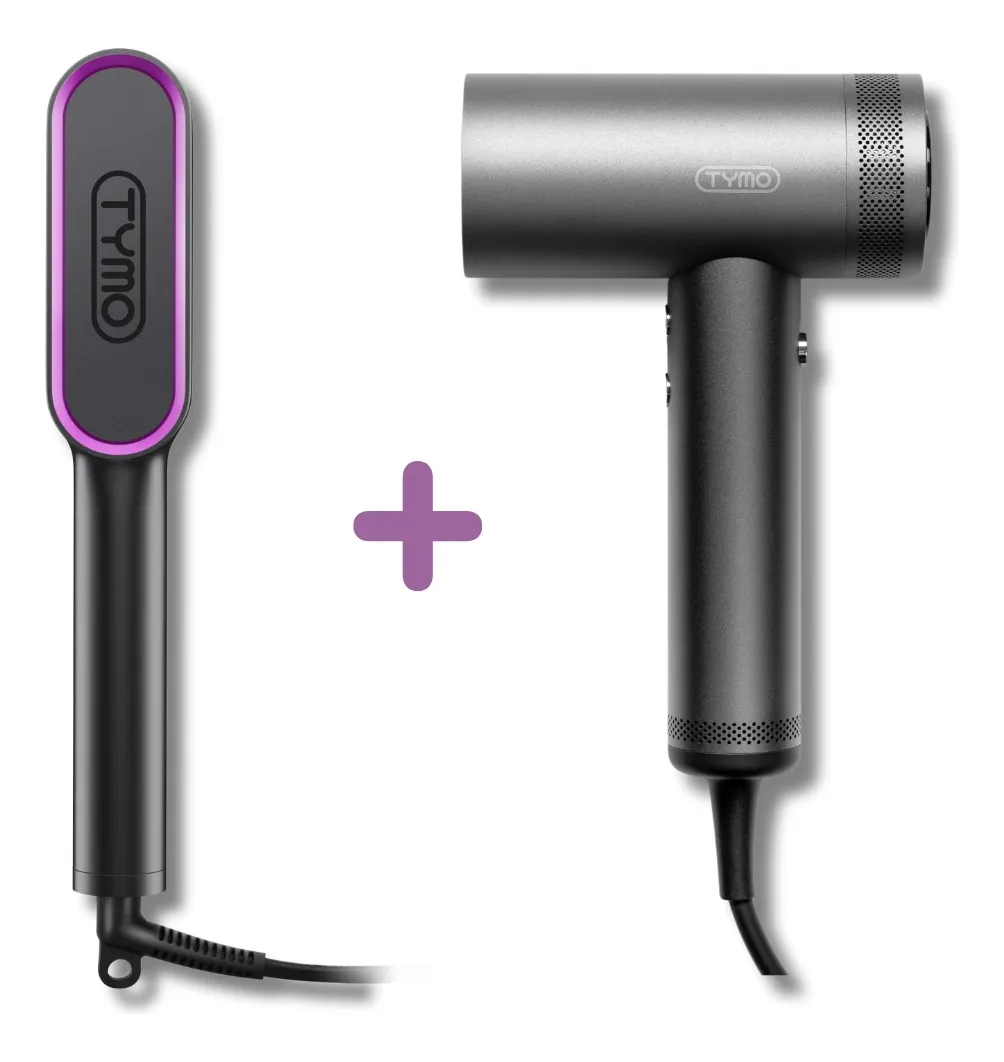 Foto 2 pulgar | Kit Cepillo Peine Tymo Ring Y Secadora Para Cabello Airhype
