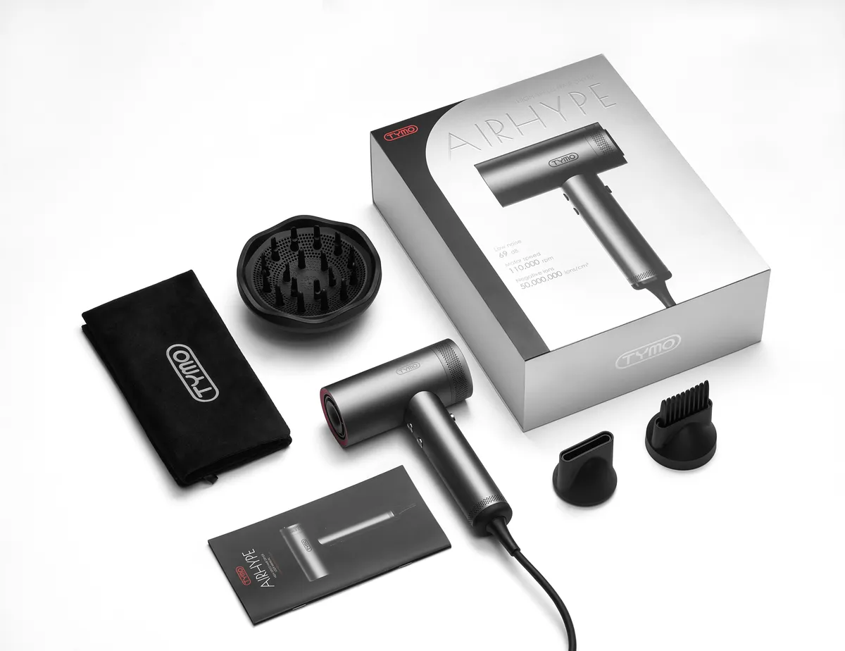 Foto 6 pulgar | Kit Cepillo Peine Tymo Ring Y Secadora Para Cabello Airhype
