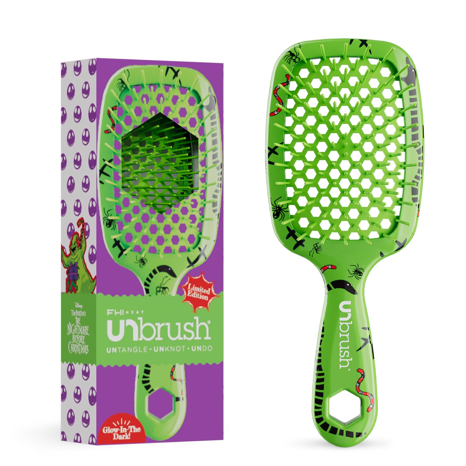 Foto 1 | Cepillo De Pelo Fhi Heat Unbrush Nightmare Before Christmas Oogie - Venta Internacional.