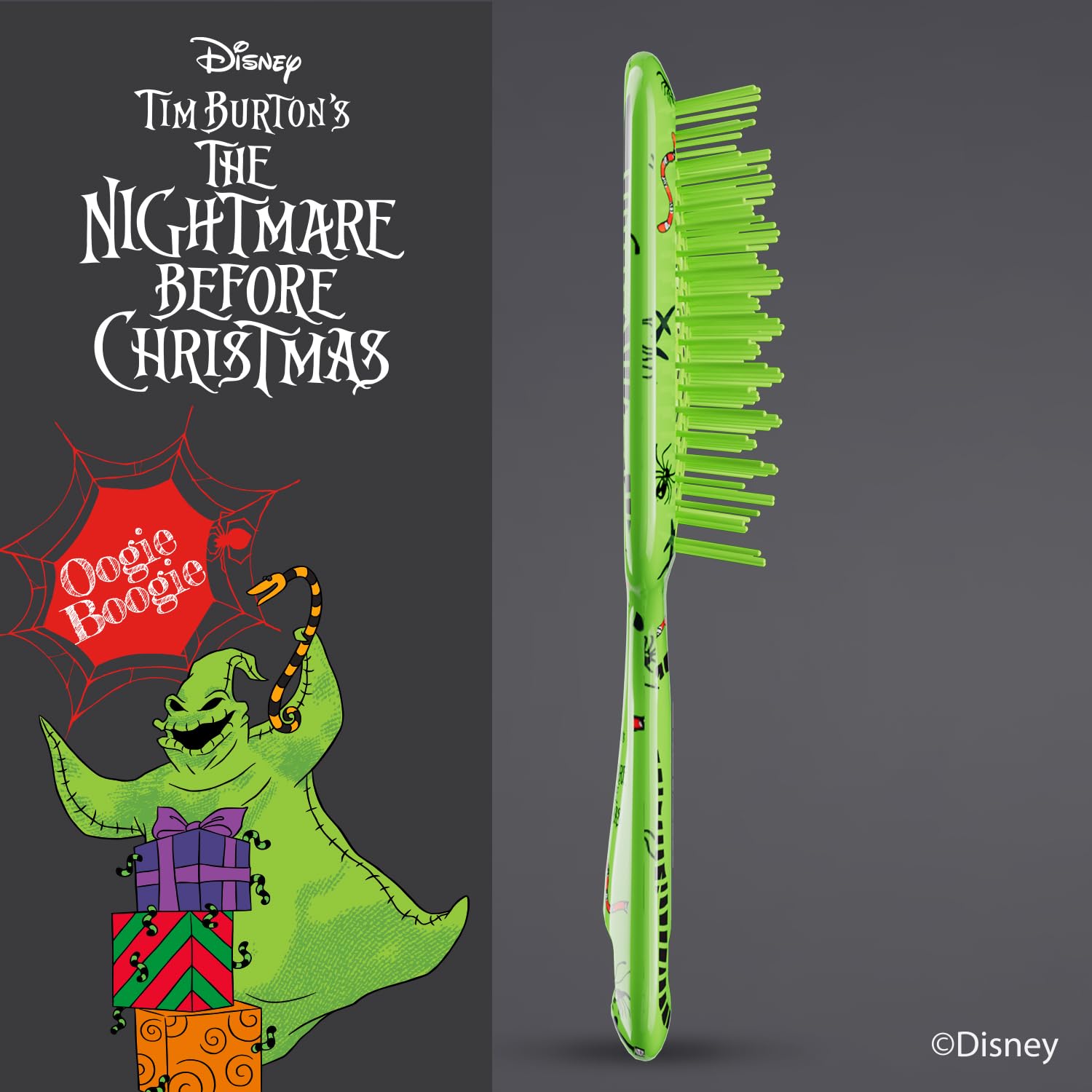 Foto 3 pulgar | Cepillo De Pelo Fhi Heat Unbrush Nightmare Before Christmas Oogie - Venta Internacional.