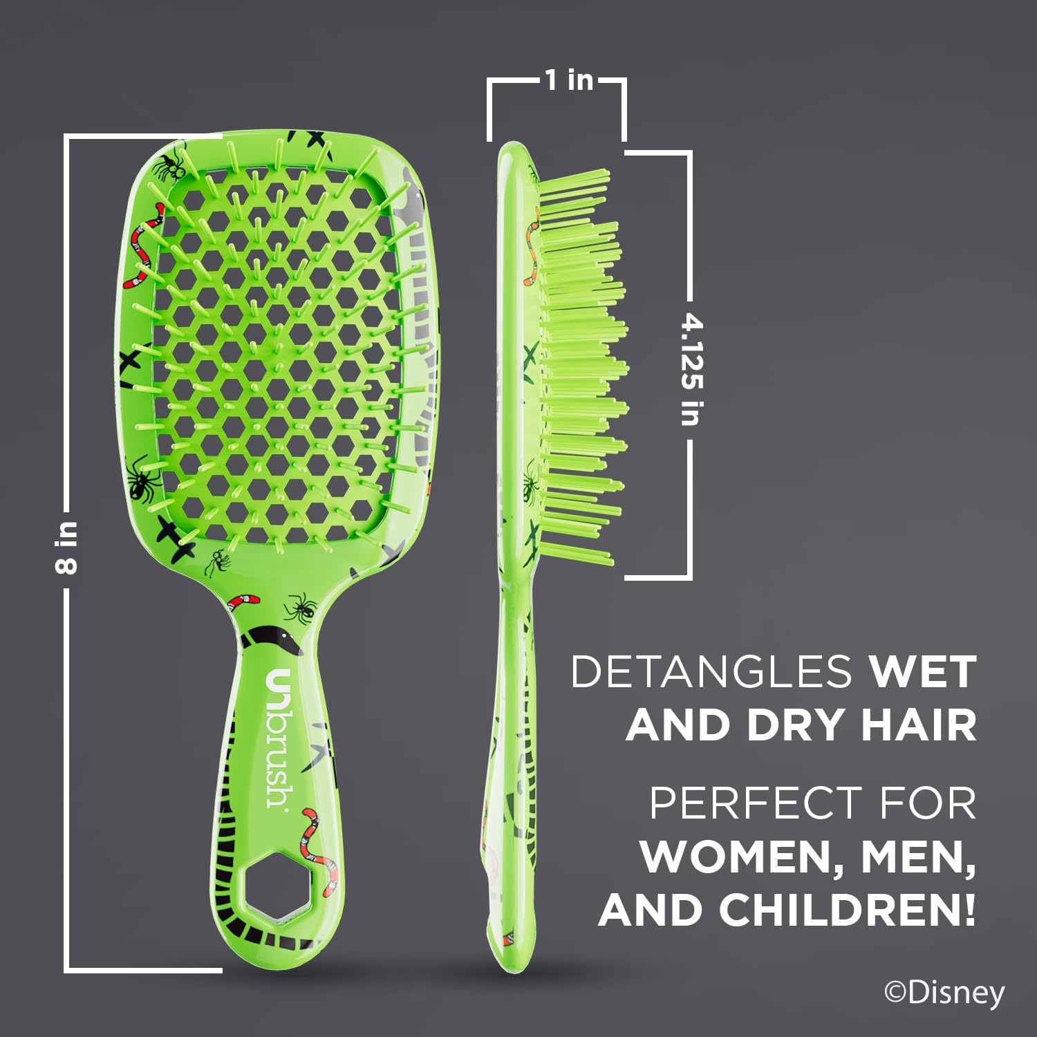 Foto 5 pulgar | Cepillo De Pelo Fhi Heat Unbrush Nightmare Before Christmas Oogie - Venta Internacional.