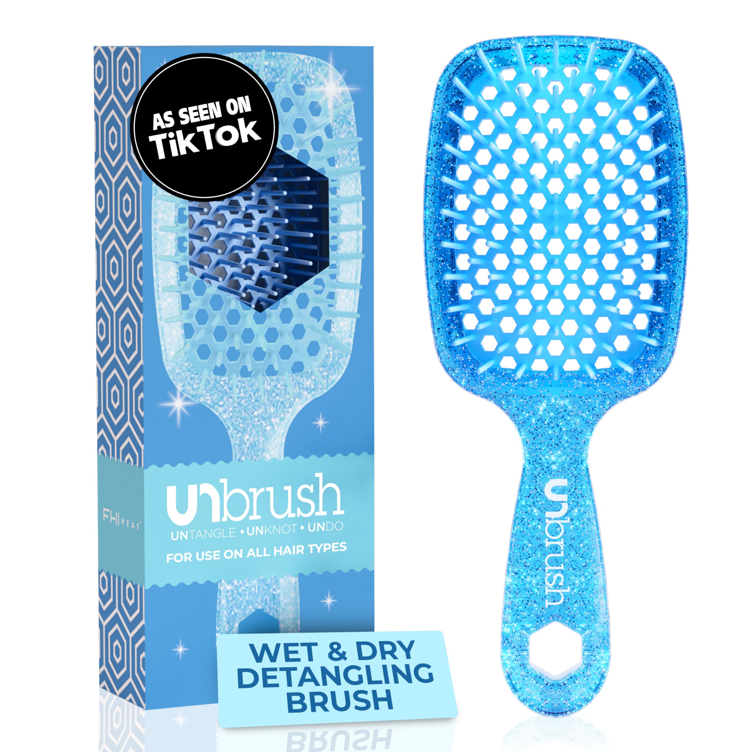 Foto 2 pulgar | Cepillo Desenredante Fhi Heat Unbrush Para Todo El Cabello Húmedo O Seco - Venta Internacional.