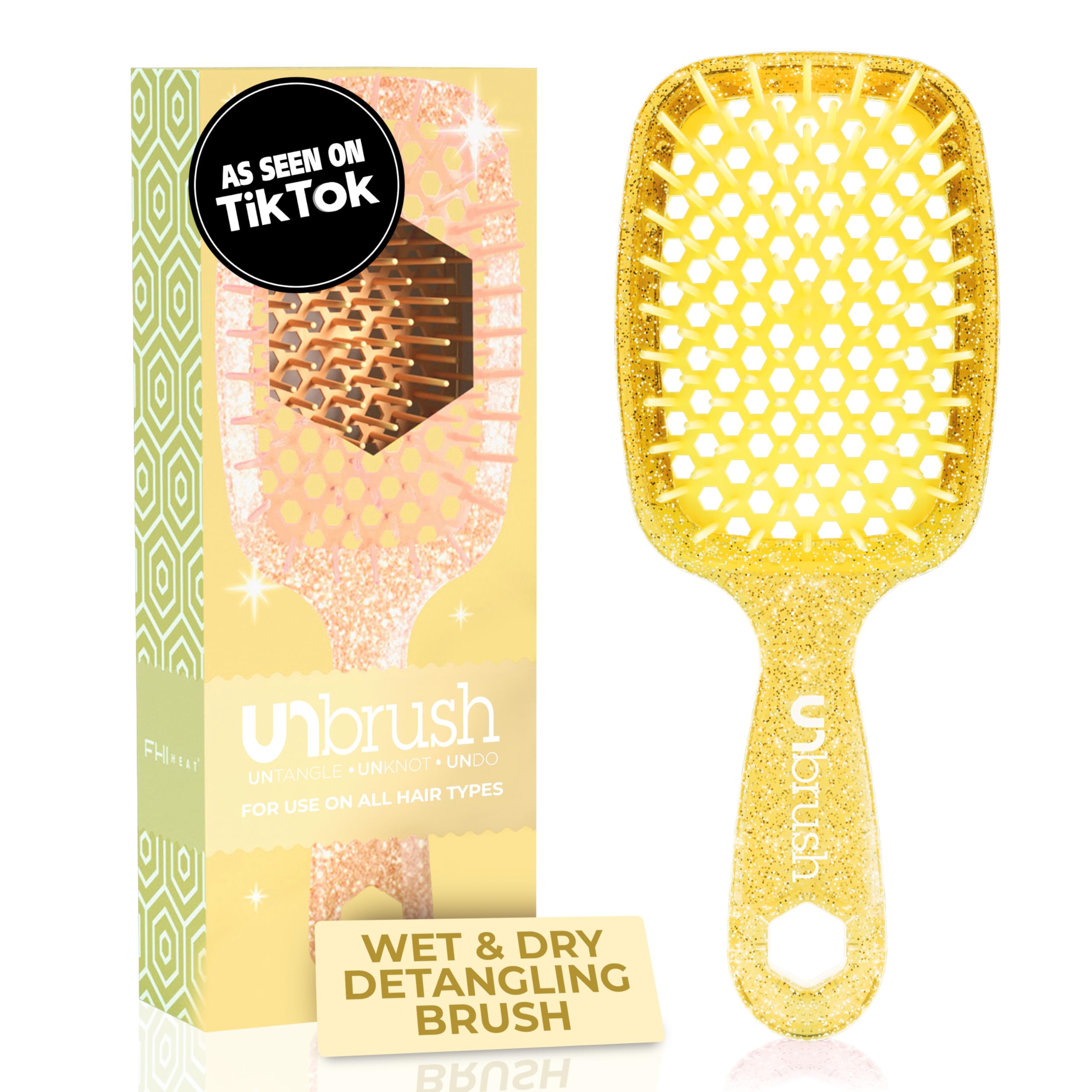 Foto 1 | Cepillo Desenredante Fhi Heat Unbrush Para Todo El Cabello Húmedo O Seco - Venta Internacional.