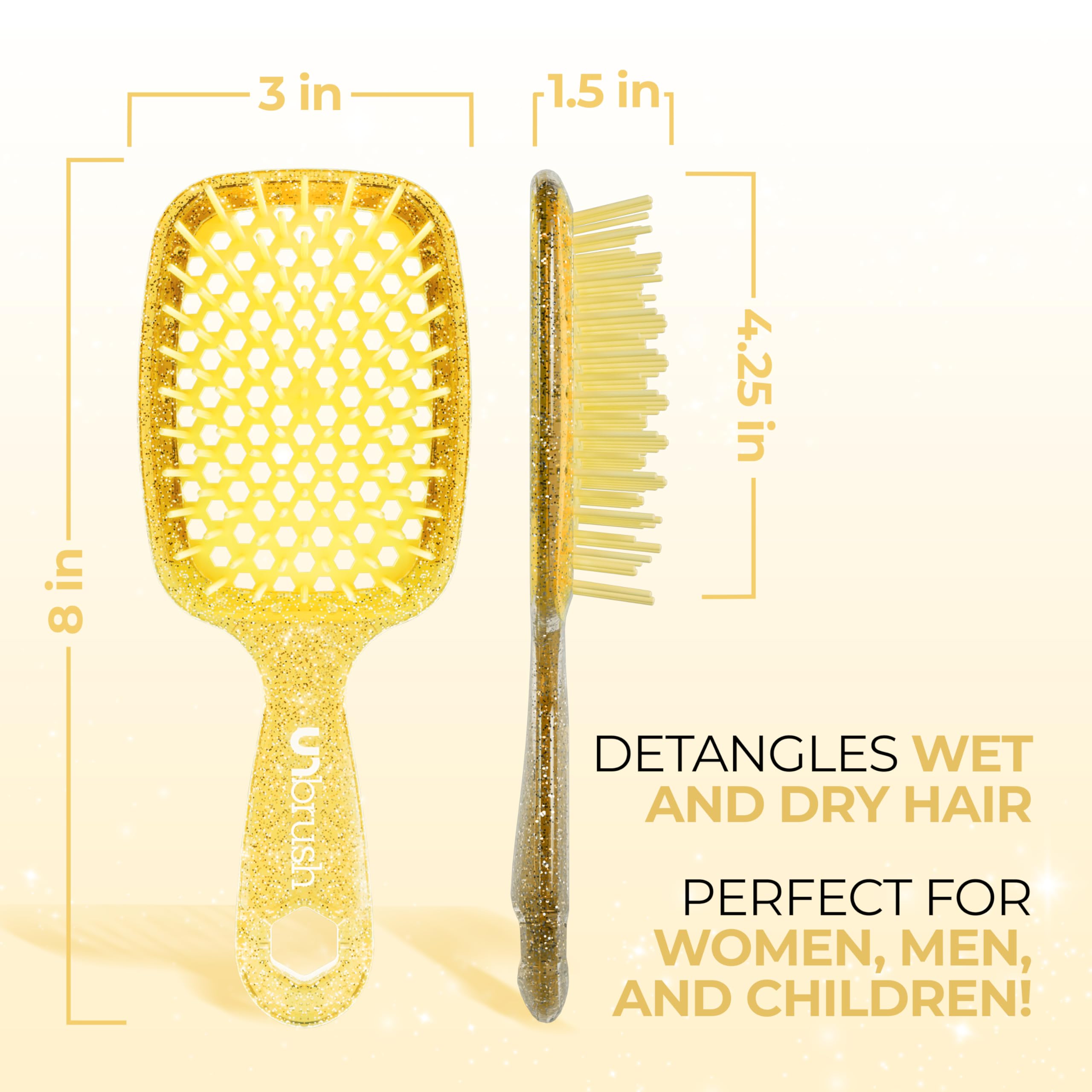 Foto 4 | Cepillo Desenredante Fhi Heat Unbrush Para Todo El Cabello Húmedo O Seco - Venta Internacional.