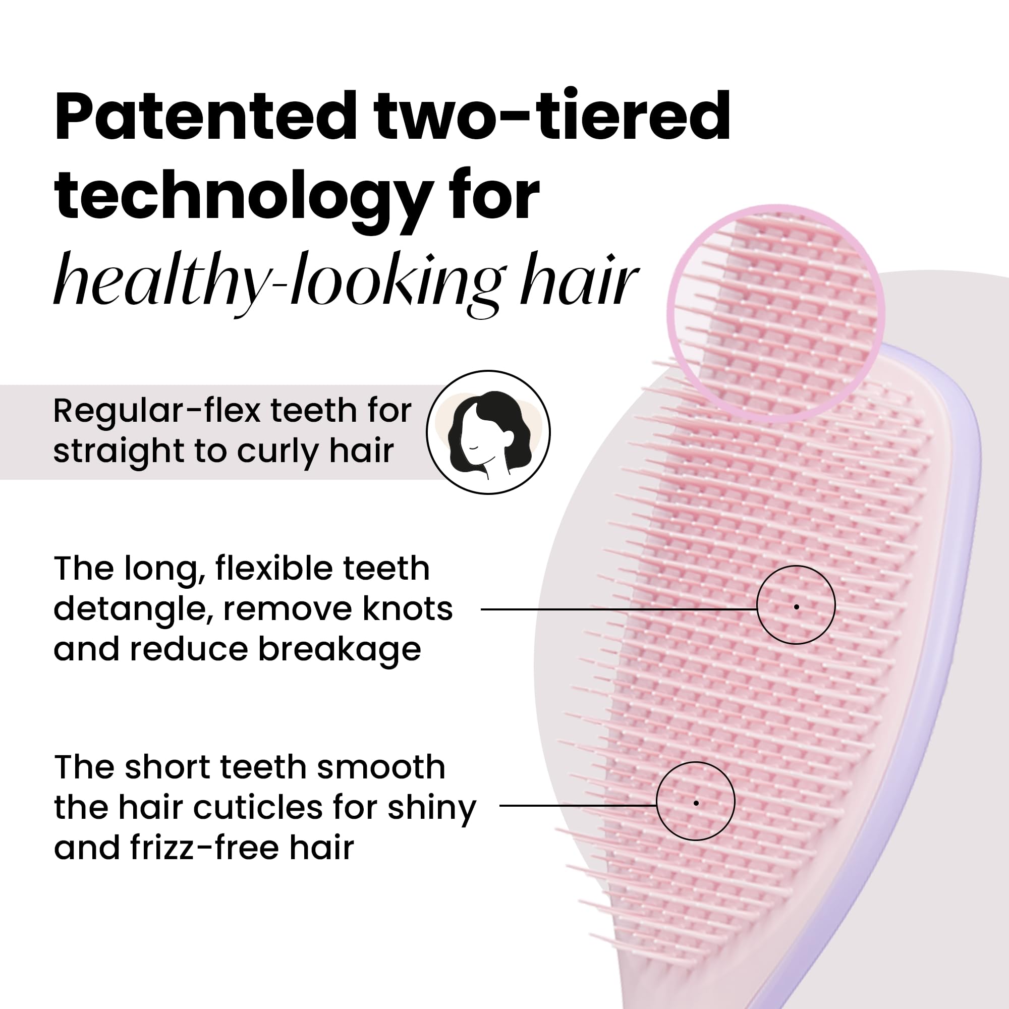 Foto 2 | Cepillo Tangle Teezer Ultimate Detangler Para Cabello Húmedo Y Seco - Venta Internacional.