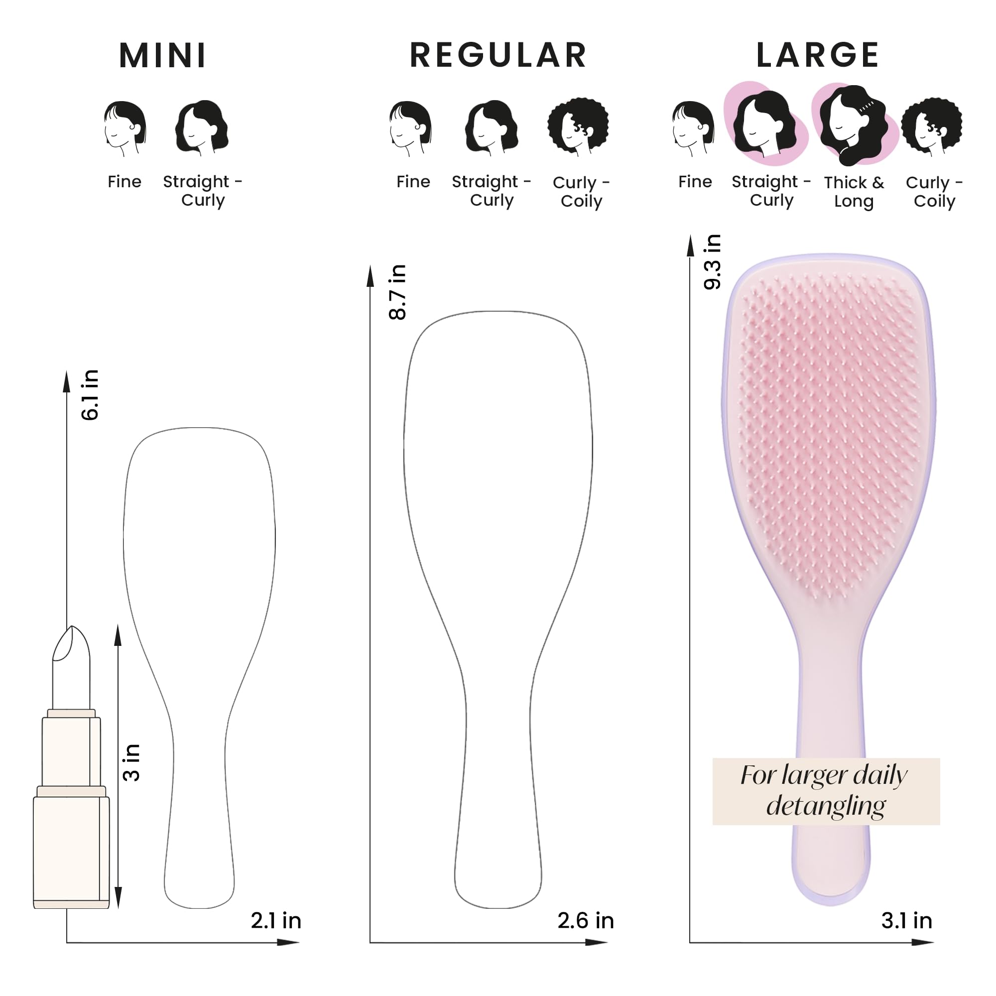 Foto 7 | Cepillo Tangle Teezer Ultimate Detangler Para Cabello Húmedo Y Seco - Venta Internacional.