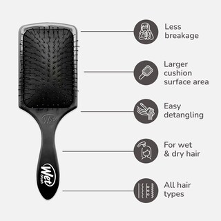 Foto 3 | Cepillo Húmedo Para Cepillos De Pelo Desenredante Negro (paquete De 2) - Venta Internacional.