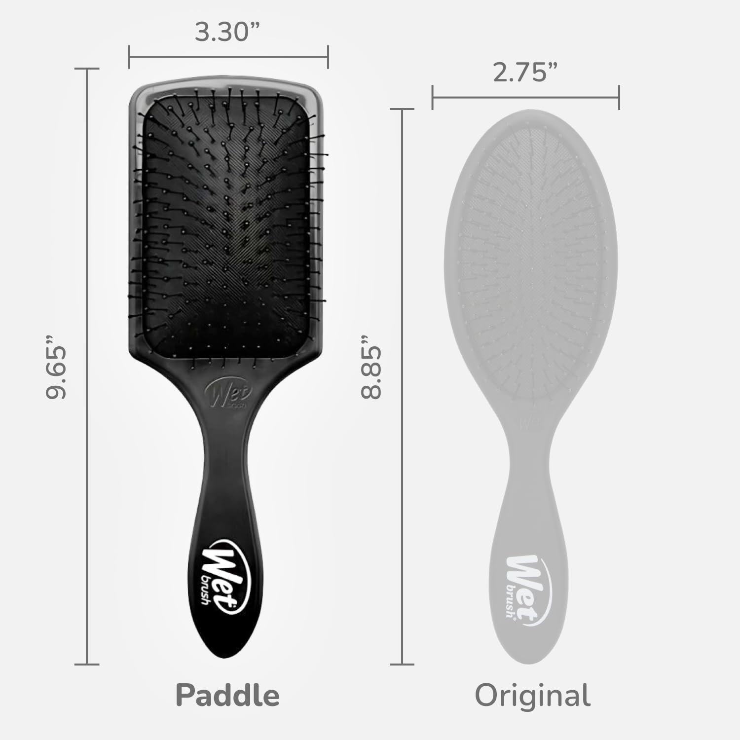 Foto 5 pulgar | Cepillo Húmedo Para Cepillos De Pelo  Desenredante  Negro (paquete De 2) - Venta Internacional.