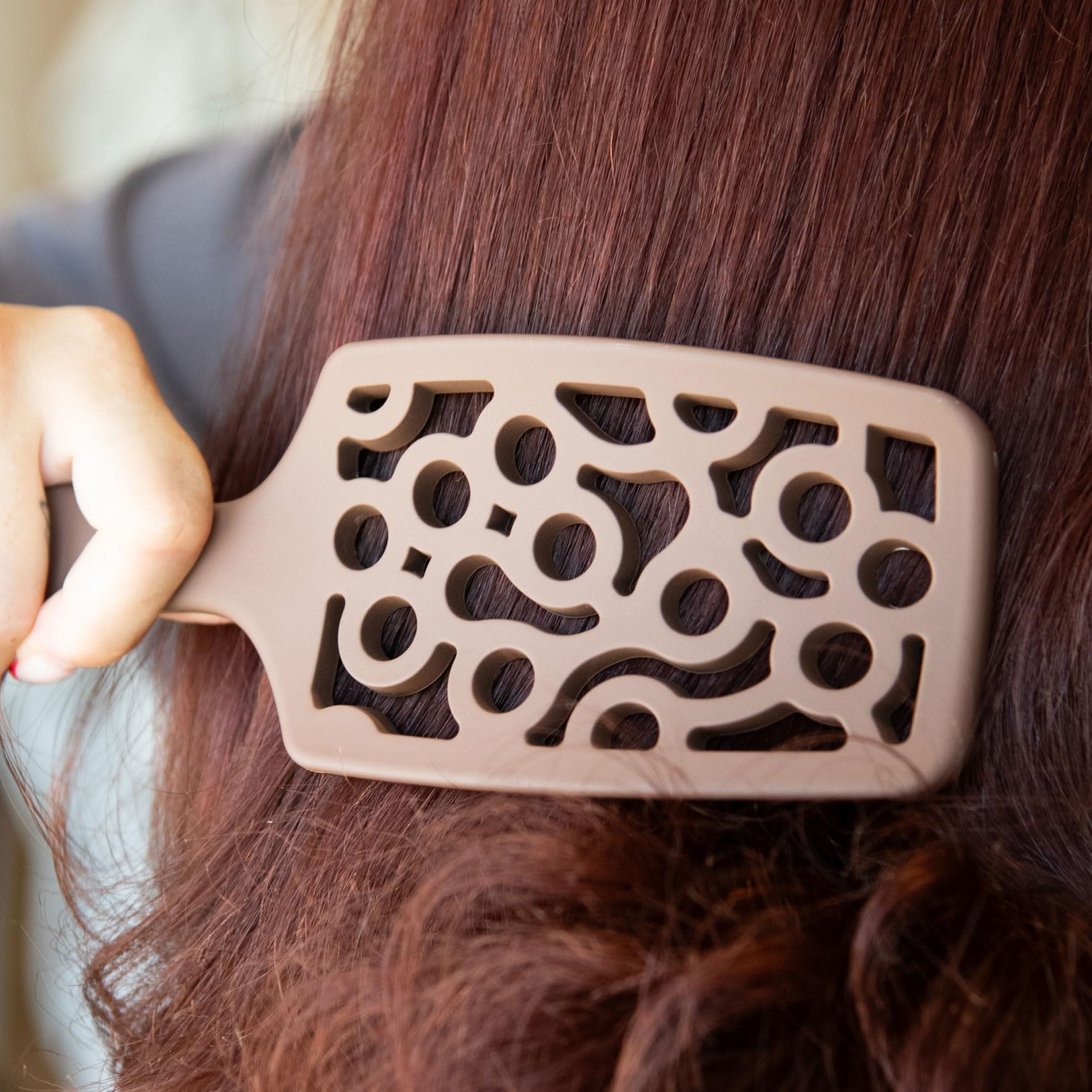 Foto 7 pulgar | Cepillo De Pelo Framar Professional  Ventilado Y Curvo  Color Chocolate - Venta Internacional.