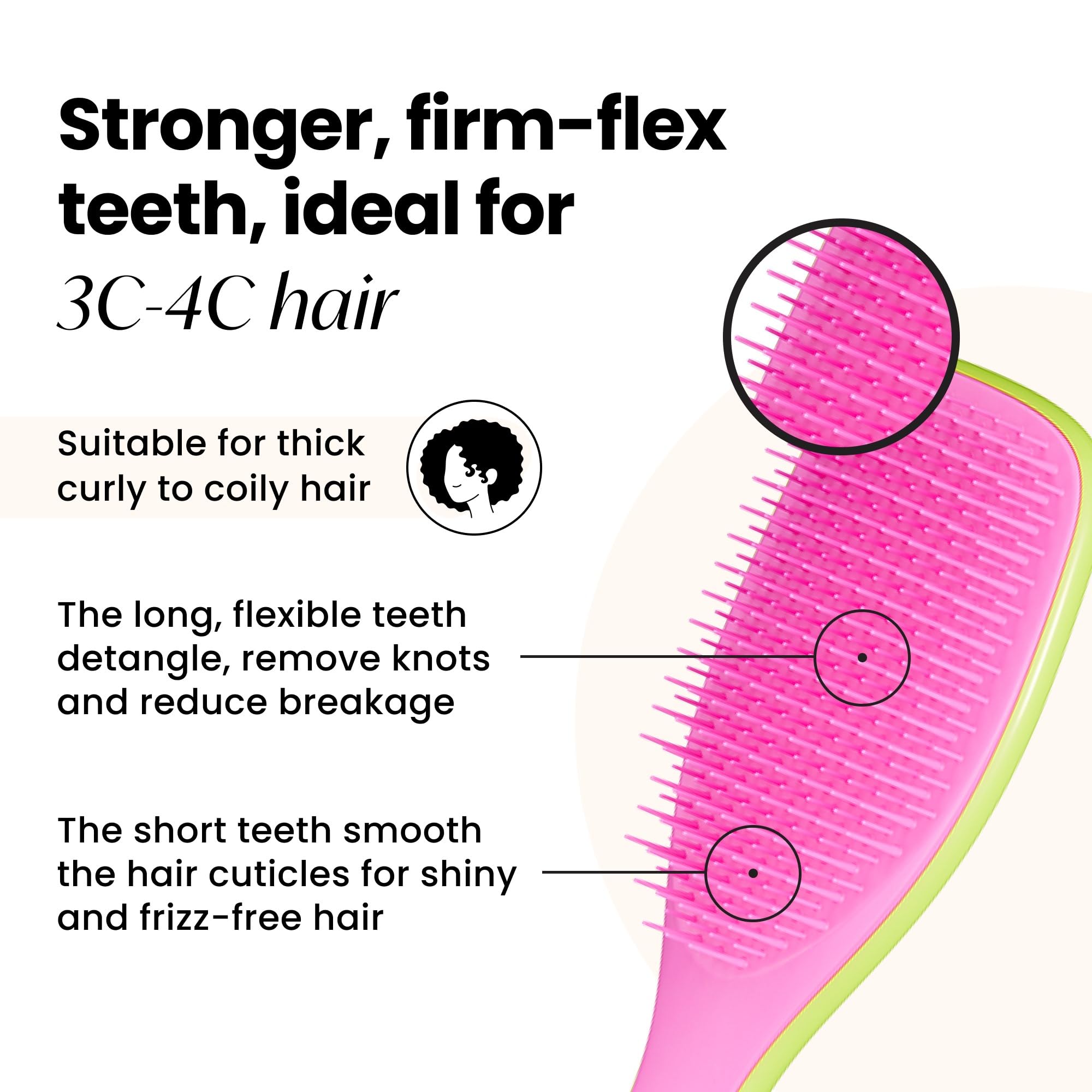 Foto 2 | Cepillo De Pelo Tangle Teezer Ultimate Detangler Para Cabello Rizado - Venta Internacional.