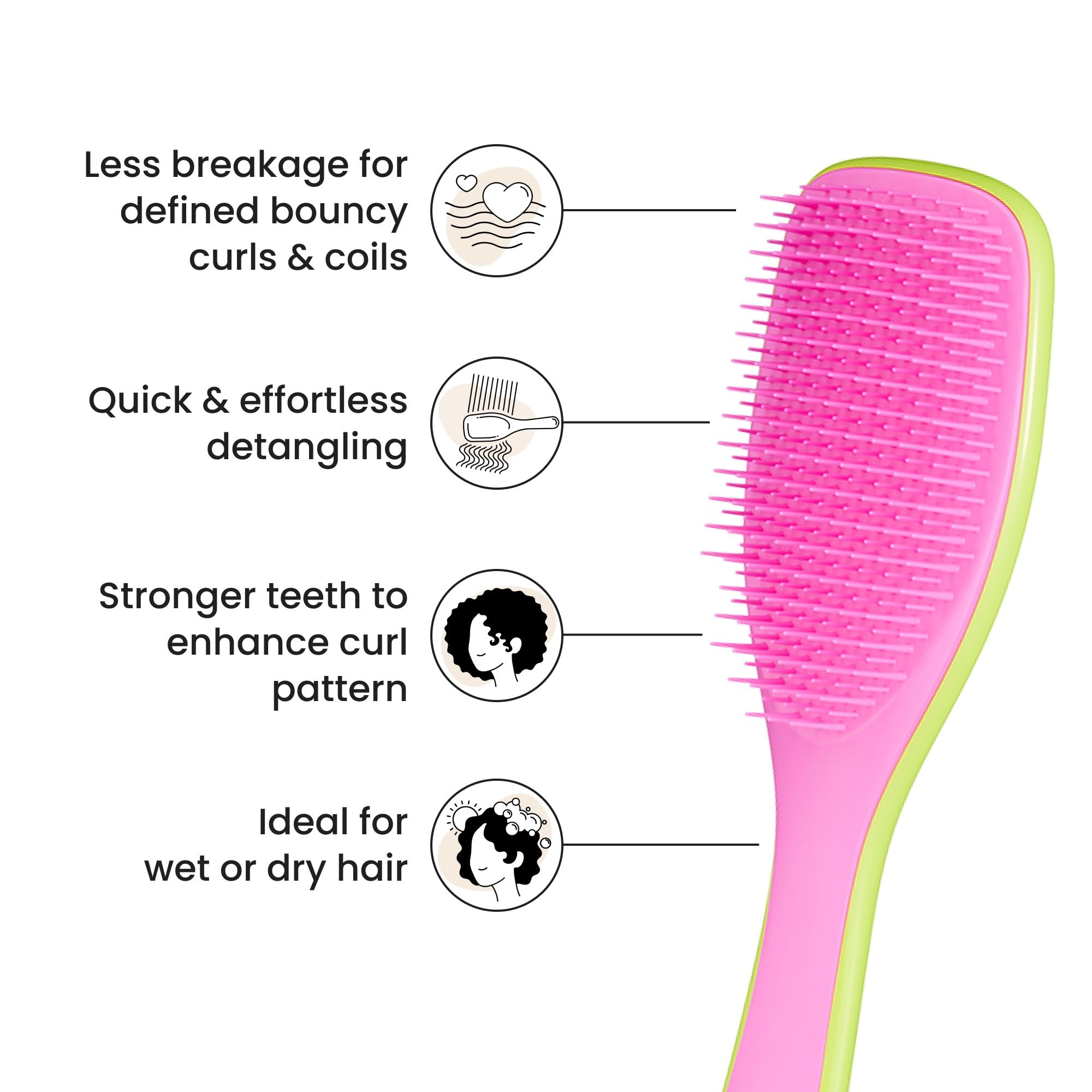 Foto 4 | Cepillo De Pelo Tangle Teezer Ultimate Detangler Para Cabello Rizado - Venta Internacional.