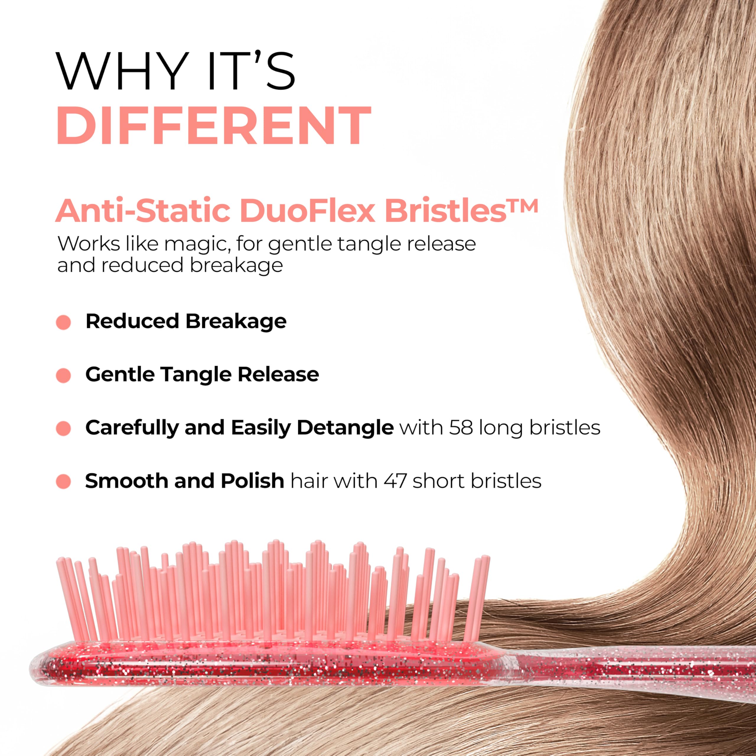 Foto 3 pulgar | Cepillo Desenredante Fhi Heat Unbrush Para Todo El Cabello Húmedo O Seco - Venta Internacional.