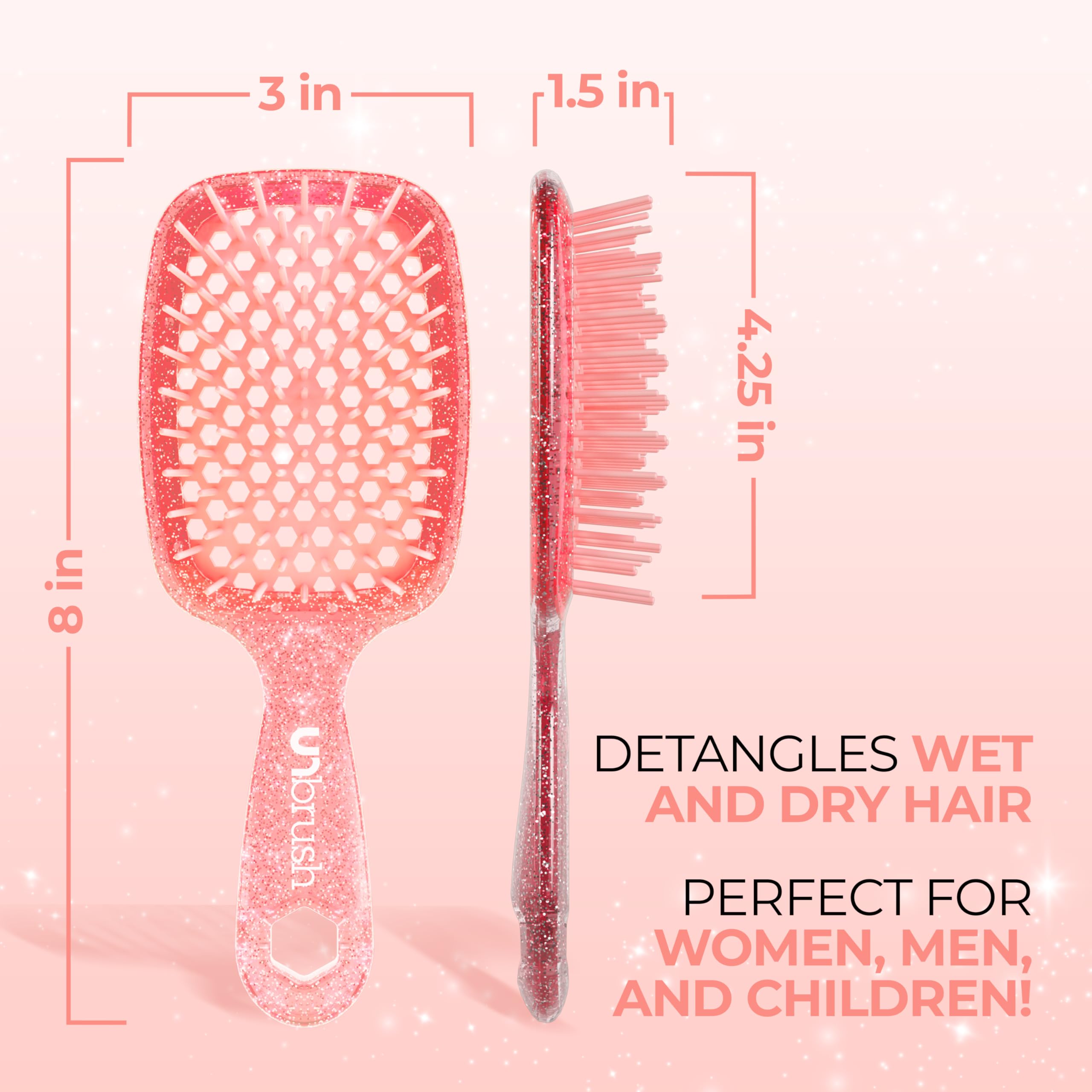 Foto 5 pulgar | Cepillo Desenredante Fhi Heat Unbrush Para Todo El Cabello Húmedo O Seco - Venta Internacional.