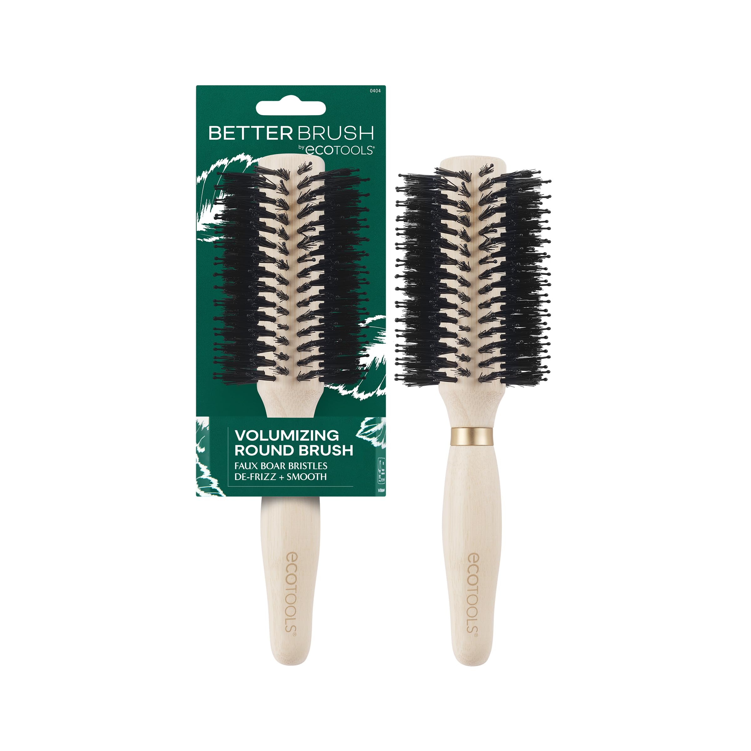 Foto 2 pulgar | Cepillo Para Cabello Ecotools  Voluminizador  Redondo  De Bambú  Vegano - Venta Internacional.