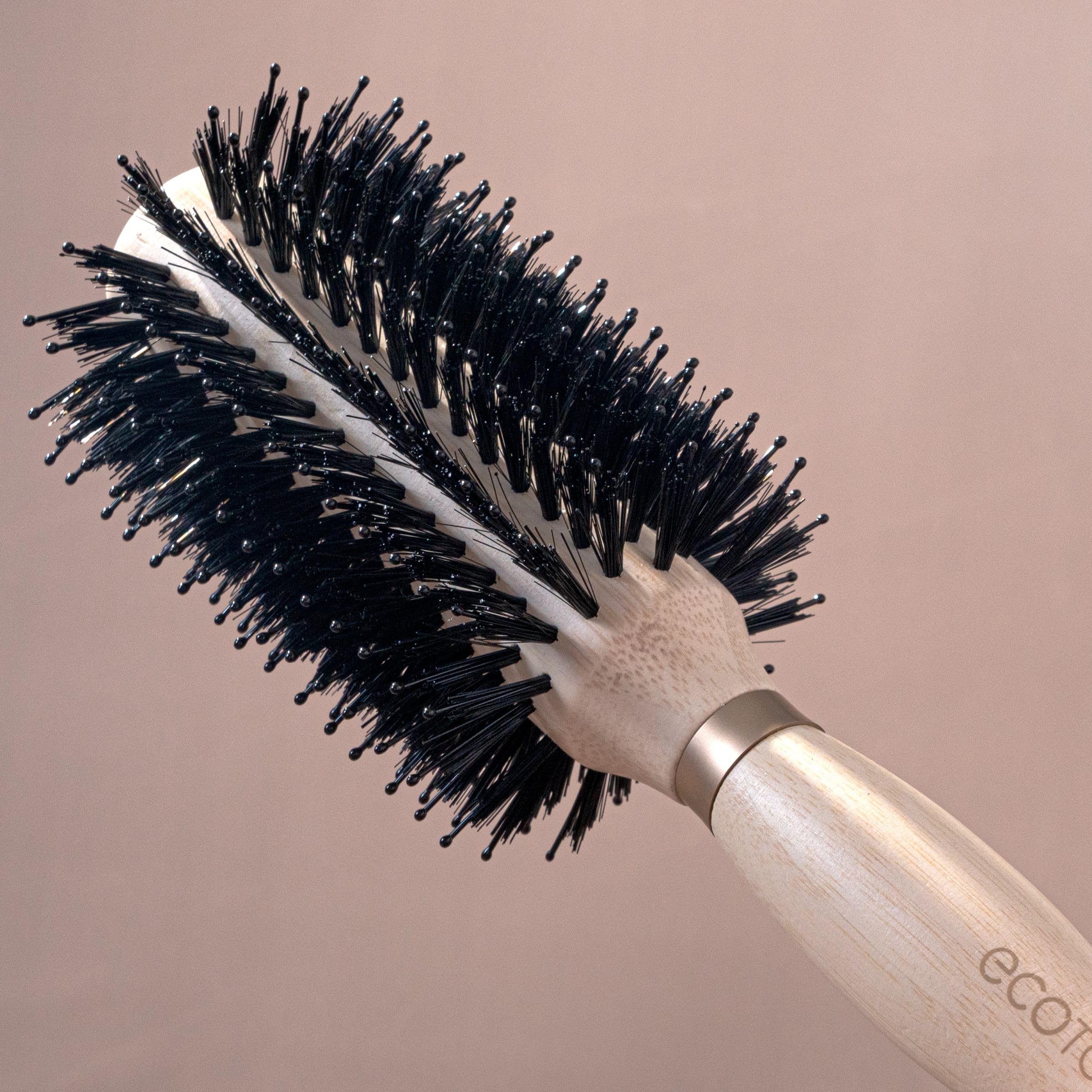 Foto 8 pulgar | Cepillo Para Cabello Ecotools  Voluminizador  Redondo  De Bambú  Vegano - Venta Internacional.