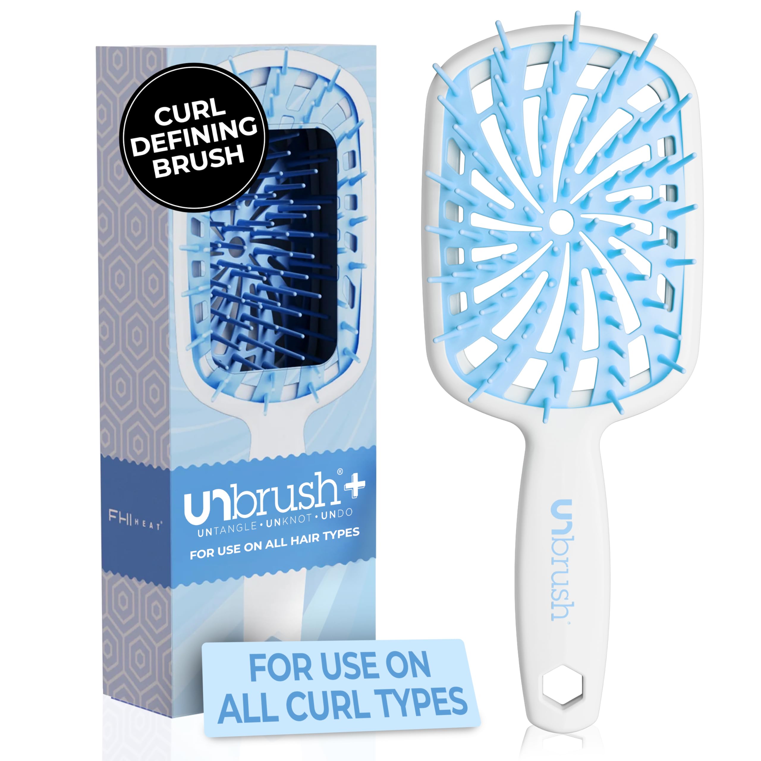 Foto 2 pulgar | Cepillo Para Cabello Rizado Fhi Heat Unbrush Plus Para Cabello Húmedo O Seco - Venta Internacional.