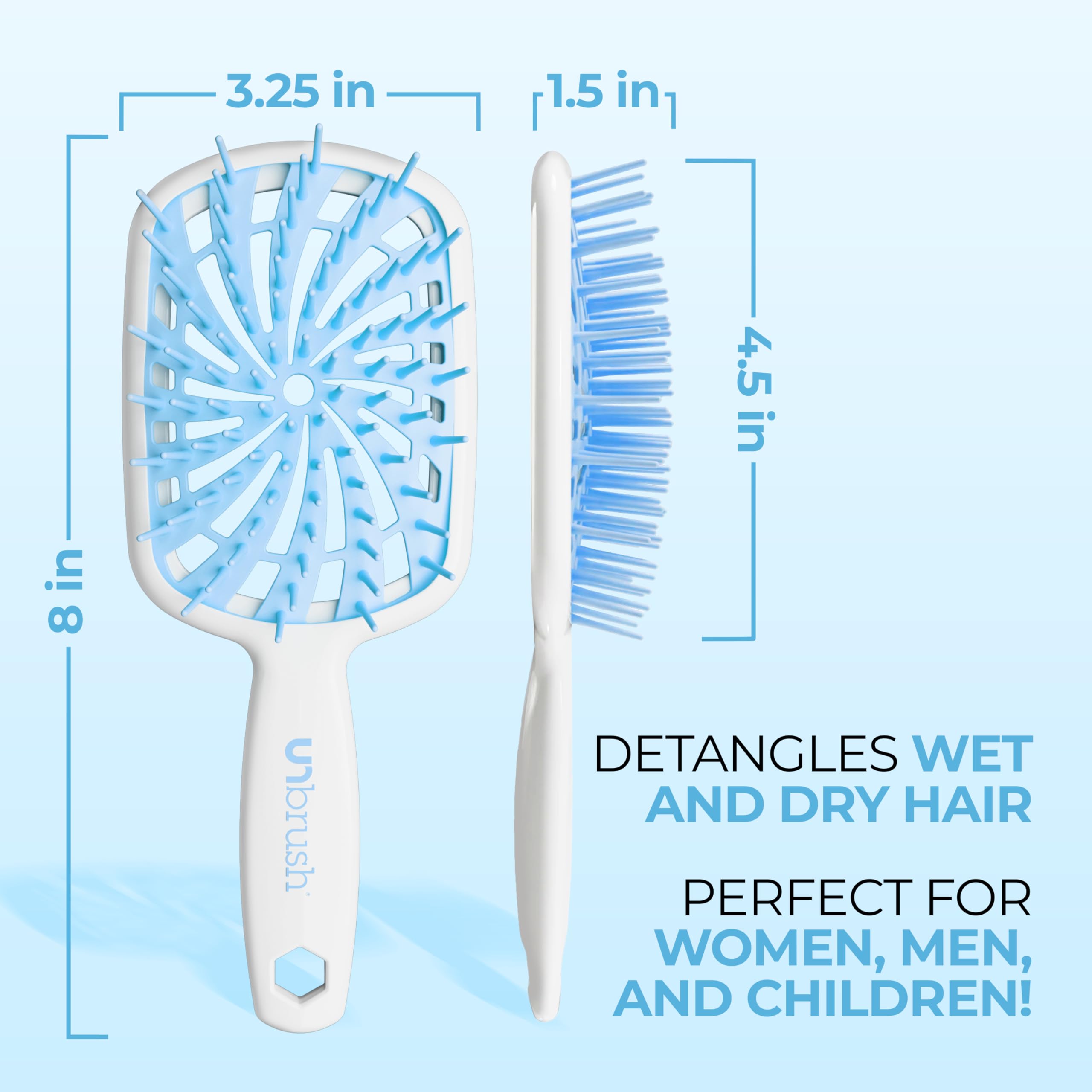 Foto 6 pulgar | Cepillo Para Cabello Rizado Fhi Heat Unbrush Plus Para Cabello Húmedo O Seco - Venta Internacional.