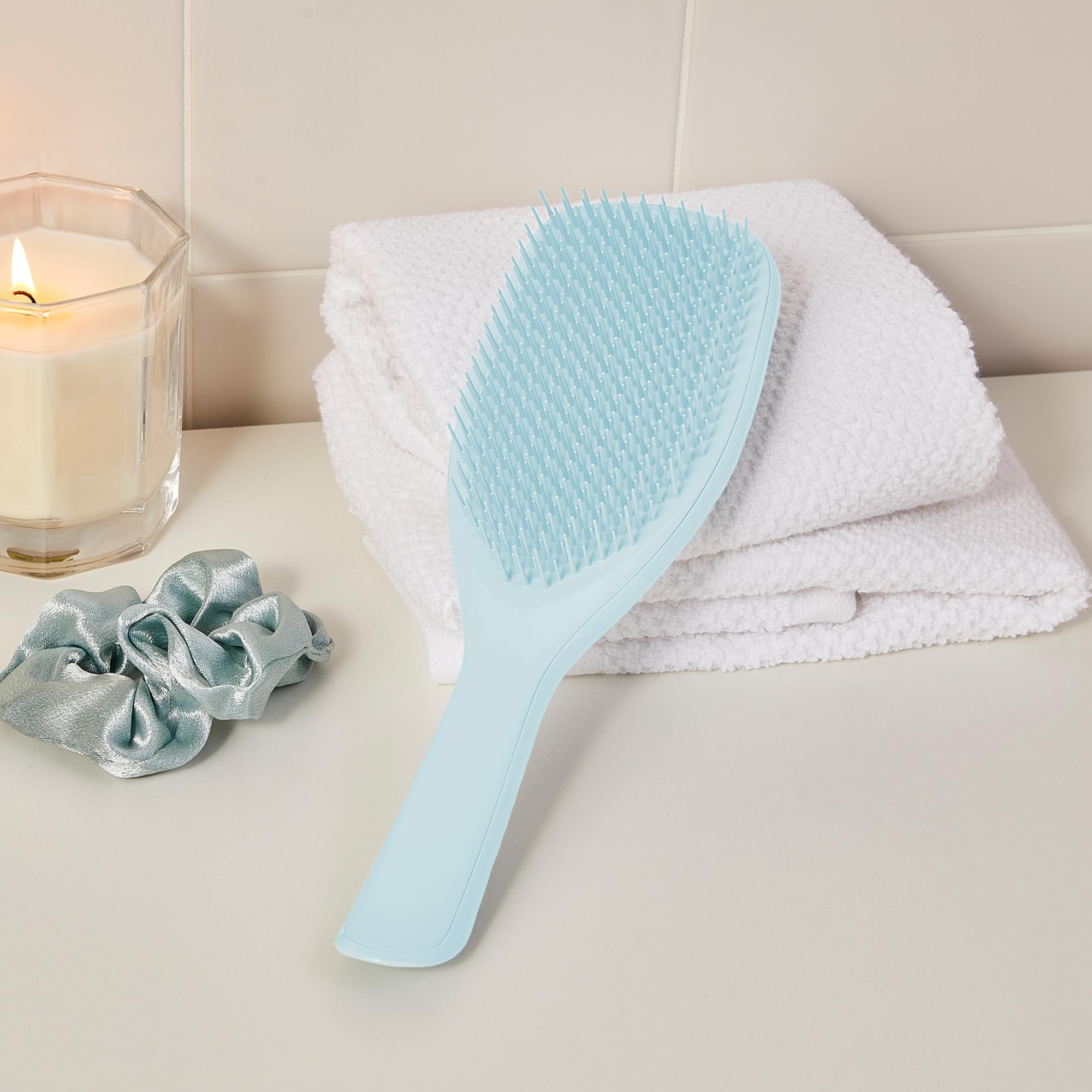 Foto 5 | Brocha Desenredante Para Enredos  Fina Y Frágil  Espuma De Mar  Azul - Venta Internacional.