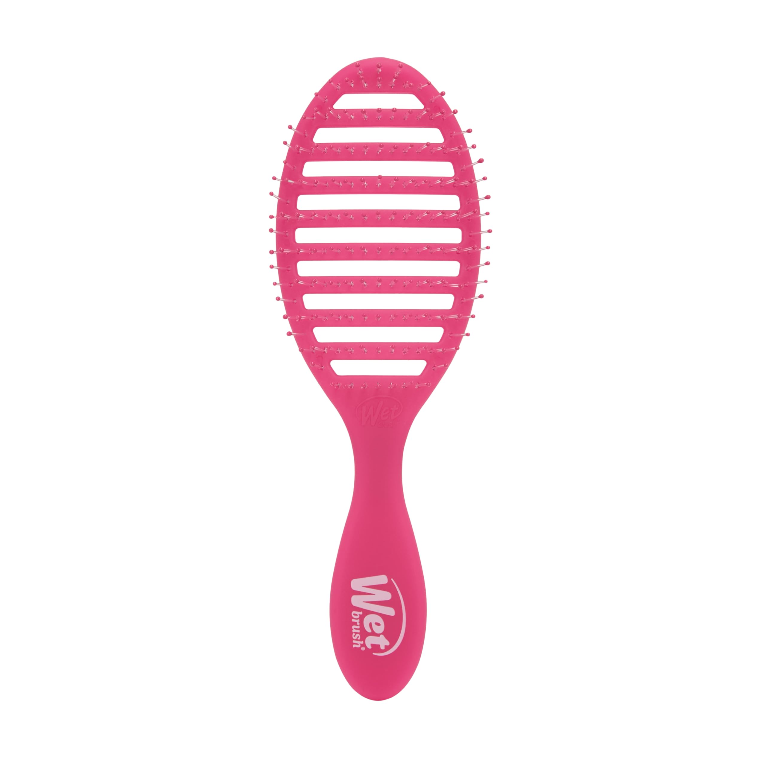 Foto 1 | Cepillo Para El Cabello  Cepillo Húmedo  Secado Rápido  Rosa  Escarcha  Diseño Ventilado - Venta Internacional.