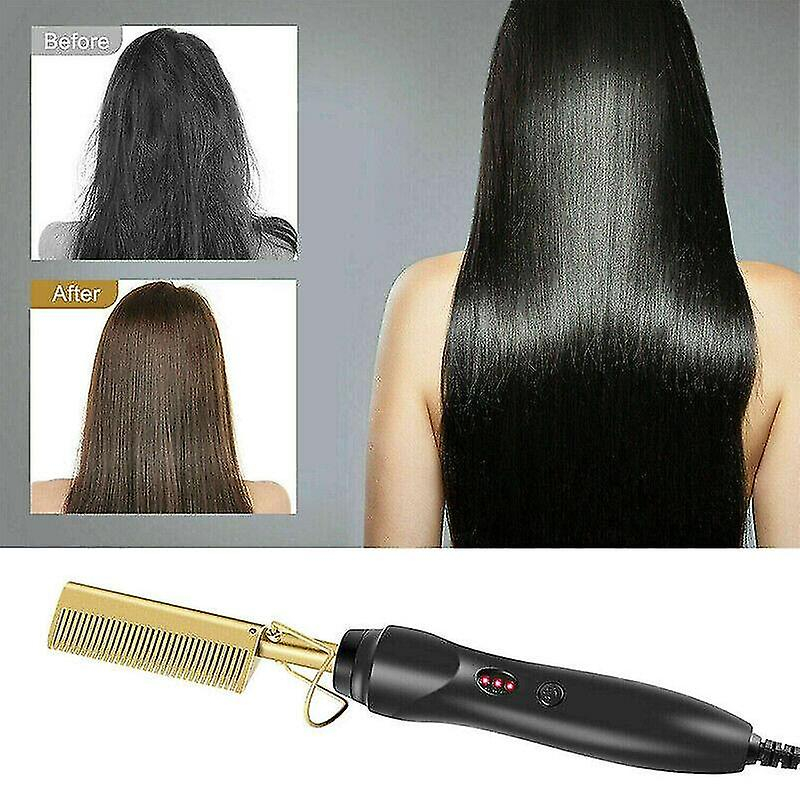 Foto 2 pulgar | Pinzas Para Rizar El Cabello  Peine Eléctrico Para Alisar El Cabello - Venta Internacional.