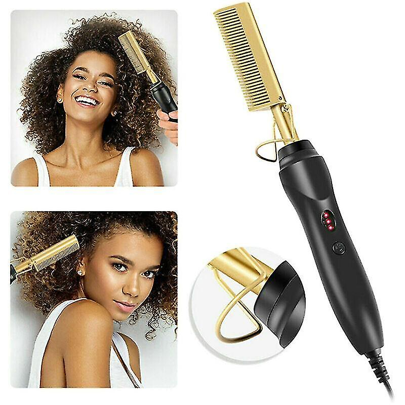 Foto 3 pulgar | Pinzas Para Rizar El Cabello  Peine Eléctrico Para Alisar El Cabello - Venta Internacional.