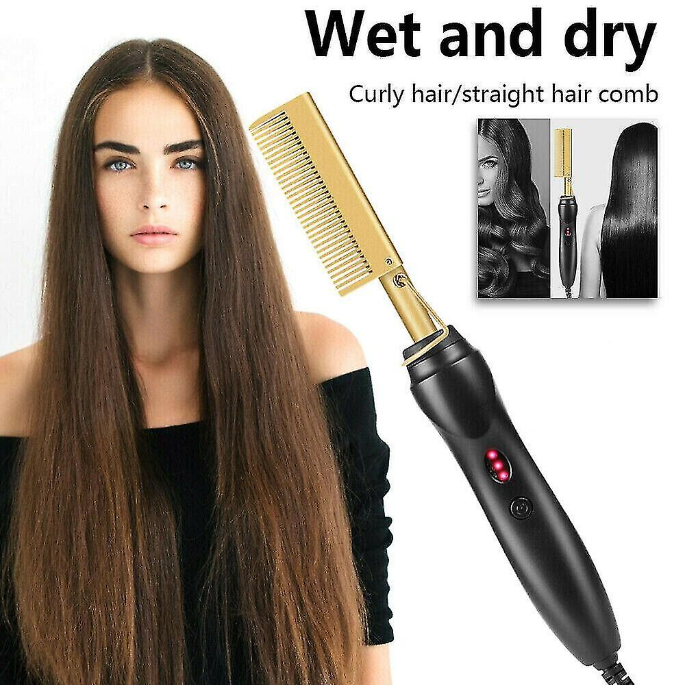 Foto 4 pulgar | Pinzas Para Rizar El Cabello  Peine Eléctrico Para Alisar El Cabello - Venta Internacional.