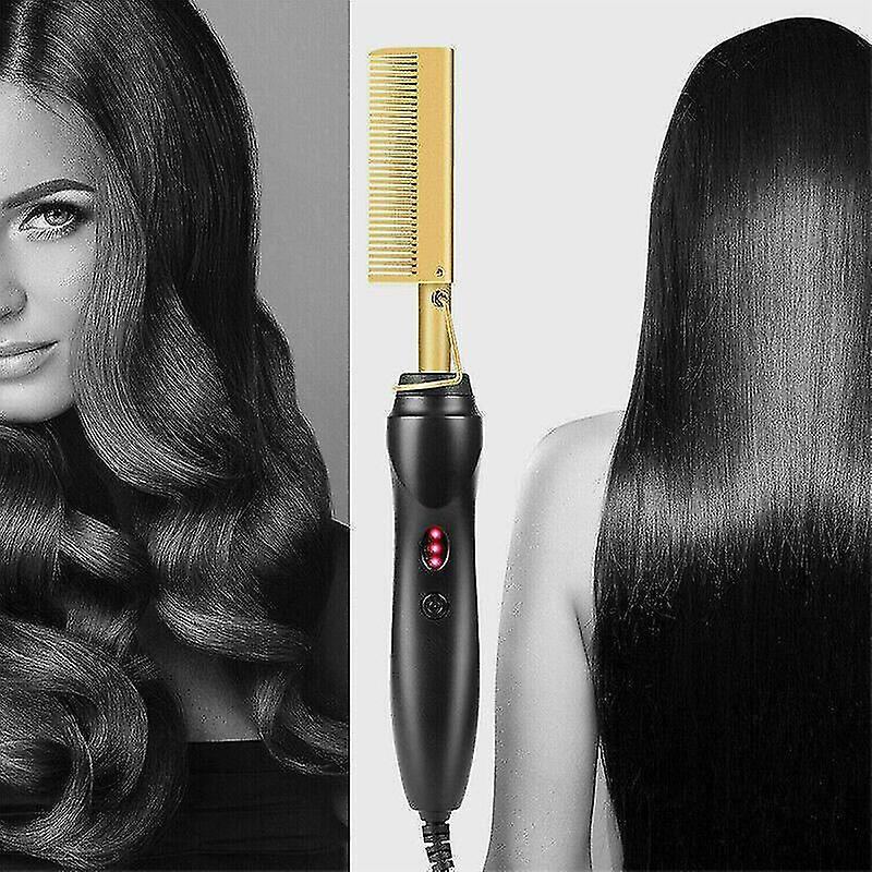 Foto 6 pulgar | Pinzas Para Rizar El Cabello  Peine Eléctrico Para Alisar El Cabello - Venta Internacional.