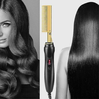 Foto 5 | Pinzas Para Rizar El Cabello Peine Eléctrico Para Alisar El Cabello - Venta Internacional.