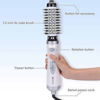 Foto 5 | Cepillo Secador De Pelo Giratorio 2 En 1 De Curling Irons Huoguo 1000 W - Venta Internacional.