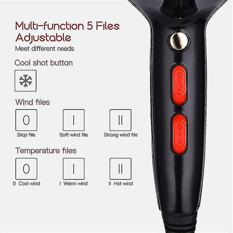 Foto 4 pulgar | Secador De Pelo Huoguo Professional De Bajo Ruido 5000 W Inalámbrico/con Cable - Venta Internacional.