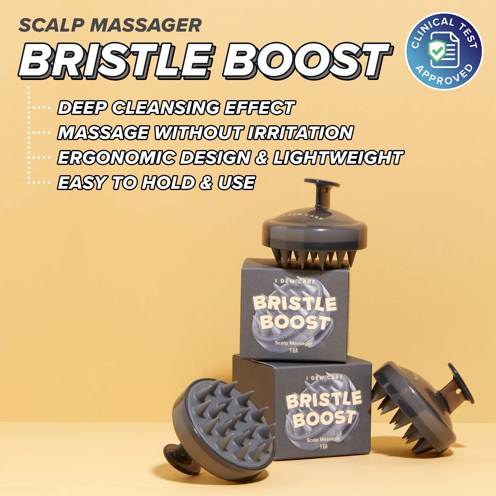 Foto 3 pulgar | Masajeador De Cuero Cabelludo I Dew Care Bristle Boost Soft Silicone - Venta Internacional.