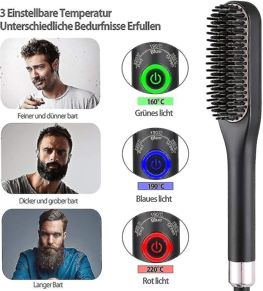 Foto 4 pulgar | Plancha De Pelo Huoguo Para Hombre  Antiquemaduras Para Barba Y Cabello - Venta Internacional.