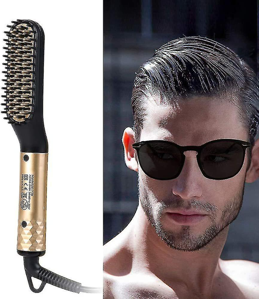 Foto 5 | Plancha De Pelo Huoguo Para Barba Masculina Ionic 180-200 °c - Venta Internacional.