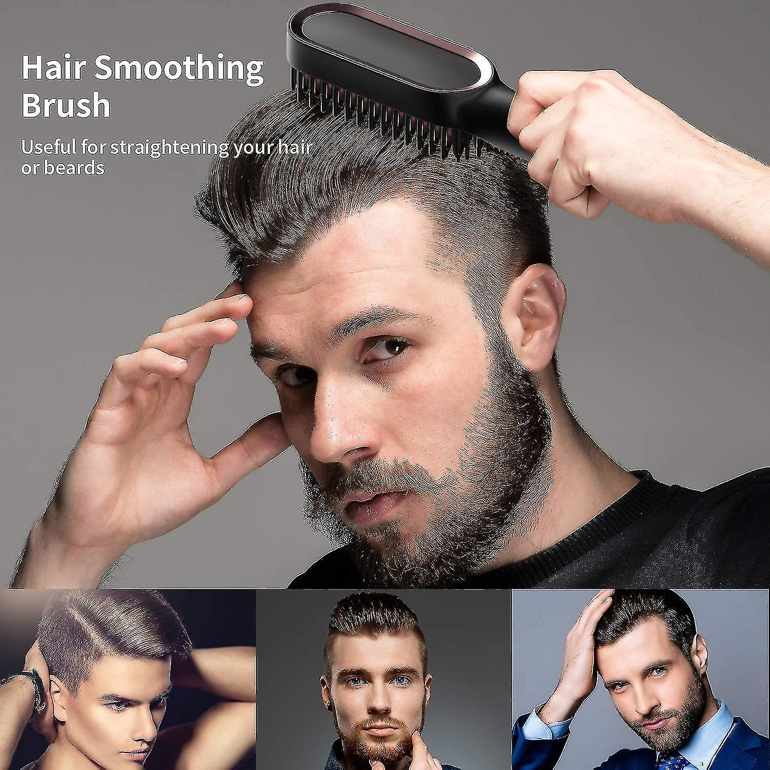 Foto 2 | Plancha De Pelo Huoguo Para Hombre Con 3 Temperaturas Ajustes 150-210 °c - Venta Internacional.