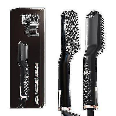 Foto 2 pulgar | Peine Eléctrico Para Barba Para Cabello Liso Y Rizado Para Hombres - Venta Internacional.