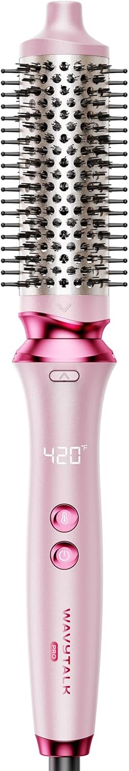 Foto 2 pulgar | Cepillo Térmico Wavytalk Heatwave Pro 1.5” Rosa | Peinado Rápido  Brillo Y Menos Daño – Doble Salida Iónica