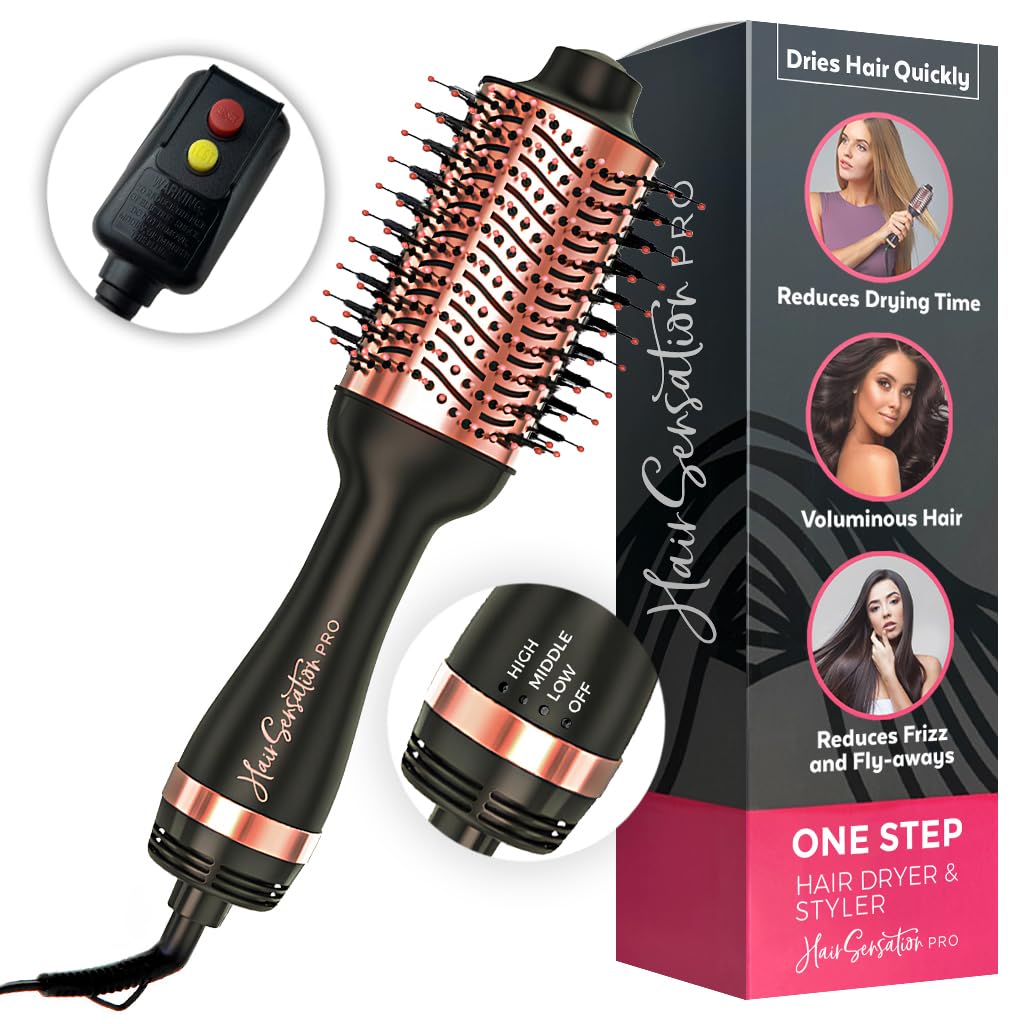 Foto 2 pulgar | Cepillo De Pelo  Secador De Pelo  4 En 1  Herramientas De Peinado Hair Sensation Pro - Venta Internacional.