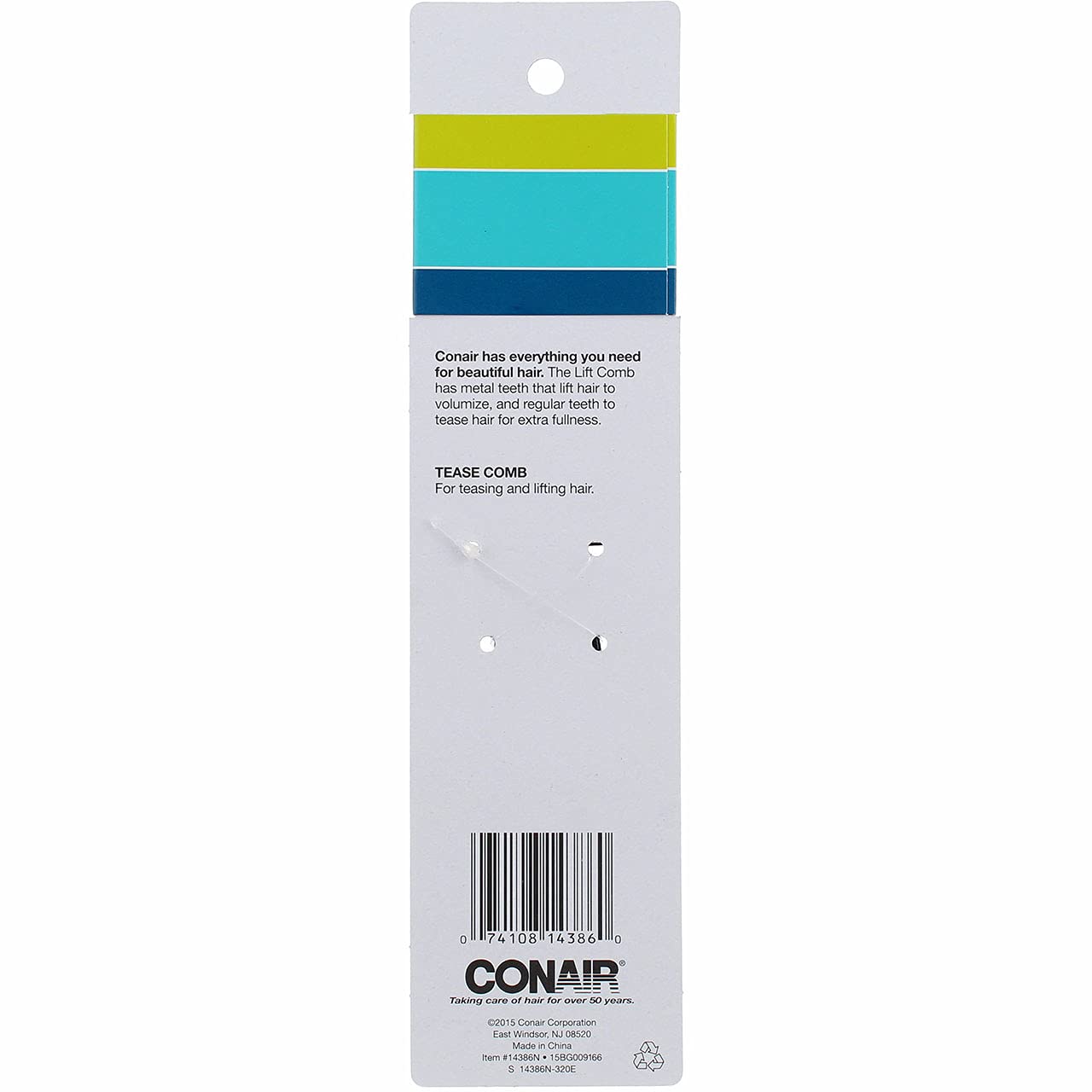 Foto 5 | Venta Internacional - Peine Comb Conair Lift, de 3.2 ml Crea un Volumen Duradero