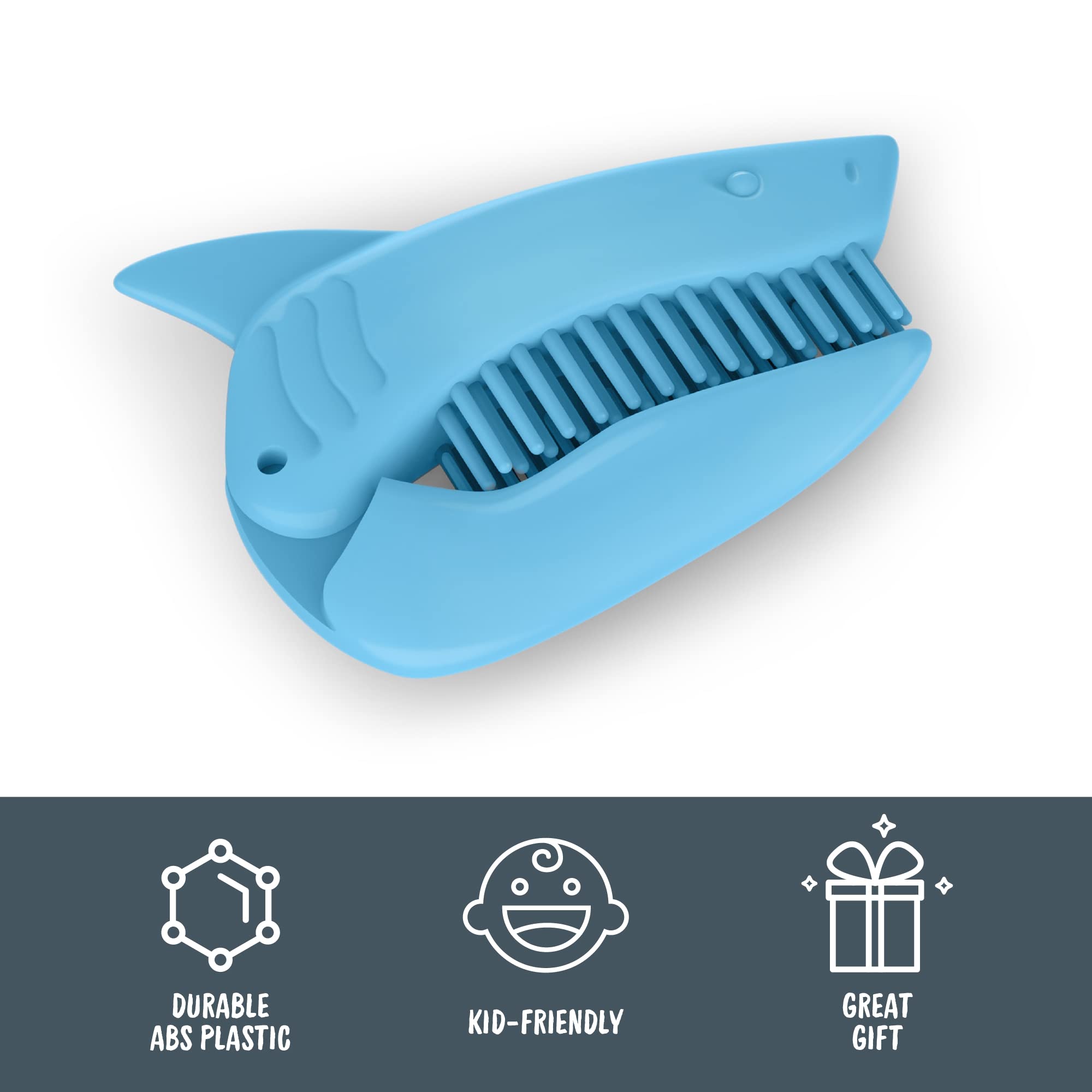 Foto 6 pulgar | Peine Plegable con Diseño de Dientes Fred Sharks - Venta Internacional